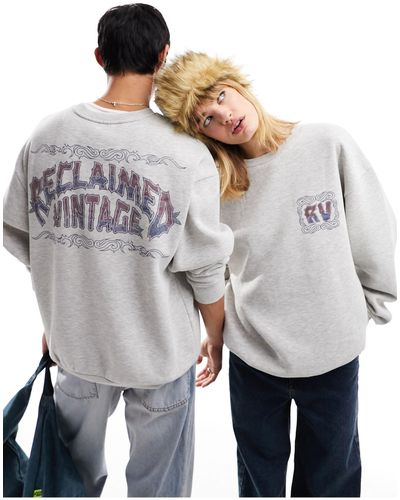 Reclaimed (vintage) – unisex-sweatshirt - Grau
