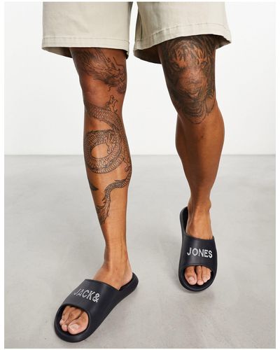 Jack & Jones Leather sandals for Men | Online Sale up to 50% off | Lyst  Australia
