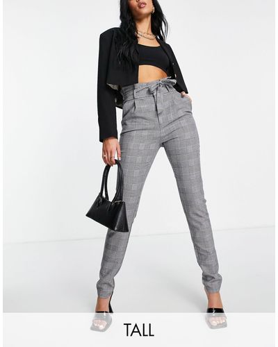 Vero Moda Paperbag Trouser - Grey