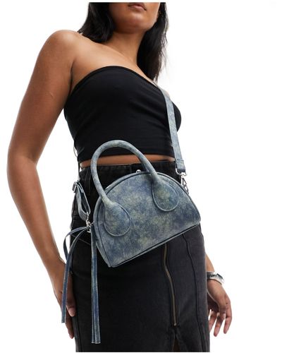 Monki Mini Top Handle Bag - Black