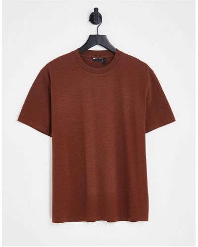 ASOS Relaxed Fit T-shirt - Brown
