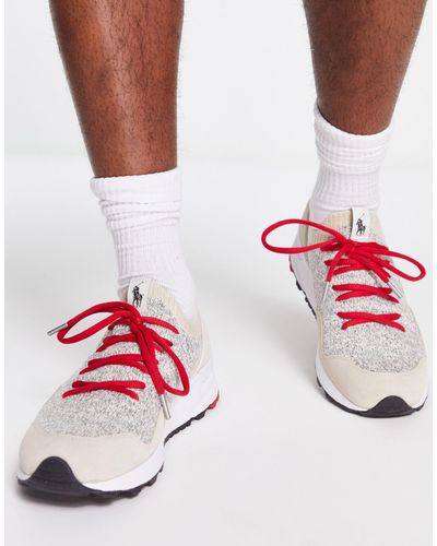Polo Ralph Lauren Trackster 200ii Sock Sneaker - White