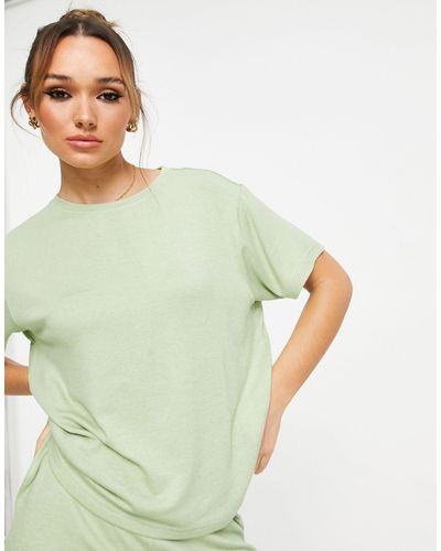 ASOS Mix & match - t-shirt confort ultra doux - sauge - Vert