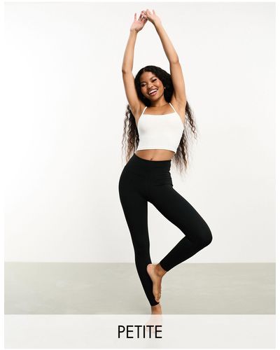 ASOS 4505 Petite – icon – yoga-leggings - Weiß