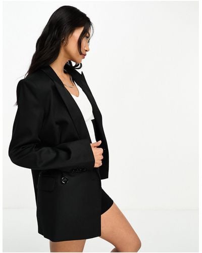 & Other Stories Co-ord Double Breasted Blazer - Black