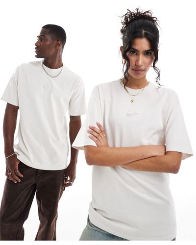 Nike – oversize-t-shirt - Weiß
