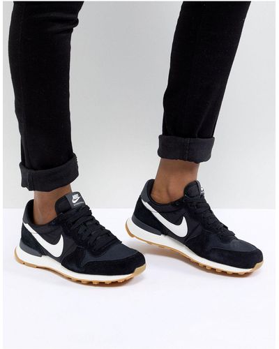 Nike Internationalist - Nylon Sneakers - Zwart