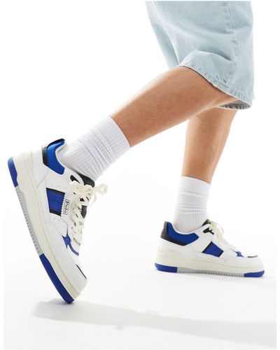 Polo Ralph Lauren Masters - sneakers sportive bianche e blu - Bianco