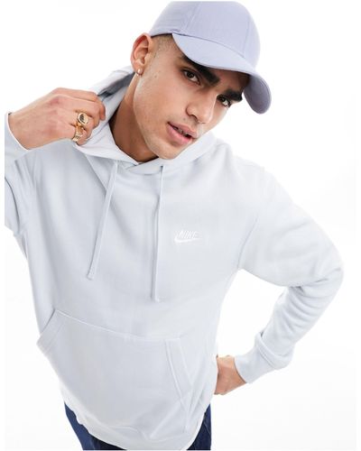 Nike – club – unisex-kapuzenpullover - Weiß