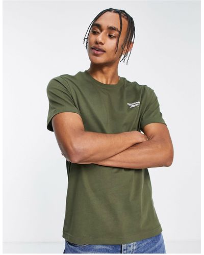 Reebok T-shirt Met Klein Logo - Groen