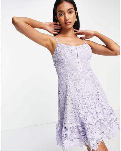 French Connection Cami Mini Dress - Purple