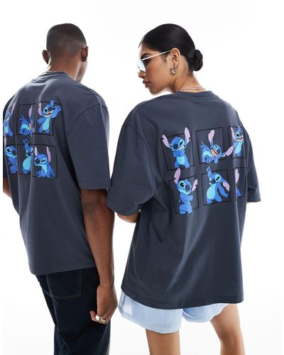 ASOS – disney – unisex-t-shirt - Blau