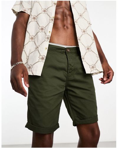 Threadbare Chinoshort - Groen