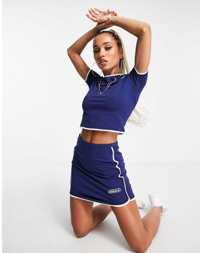 adidas Originals Resort Mini Skirt - Blue