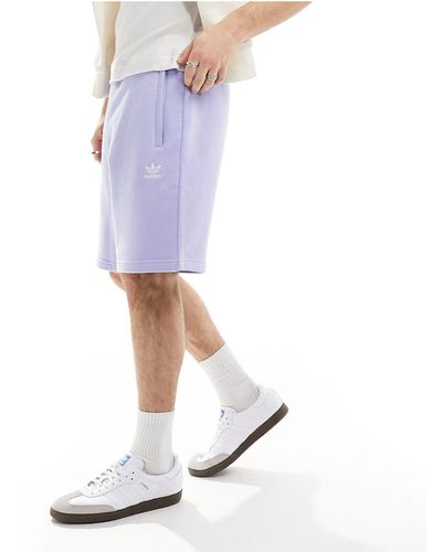 adidas Originals Pantalones cortos lilas básicos - Blanco