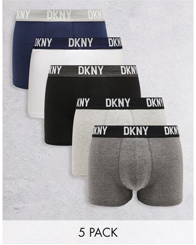 DKNY Portland - Set Van 5 Boxershorts - Grijs