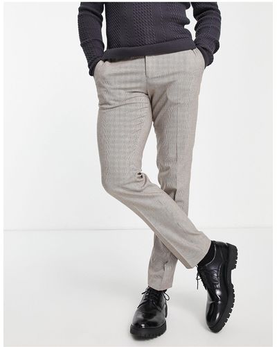 Jack & Jones Premium Slim Fit Suit Trouser - Brown