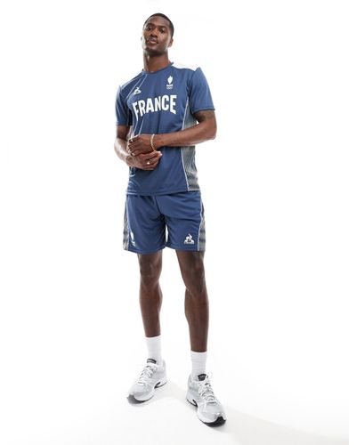 Le Coq Sportif – equipe de france paris 2024 – shorts - Blau