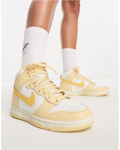 Nike Dunk - Hoge Sneakers - Naturel