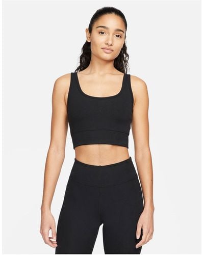 Nike Dri-fit One Luxe Ribbed Tank Top - Black