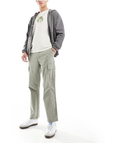 SELECTED Loose Fit Cargo Trouser - White