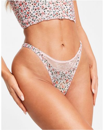 Wild Lovers Shelly Tanga Thong - Multicolor
