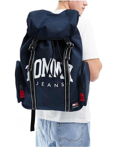 Tommy Hilfiger Prep Sport Flap Backpack - Blue