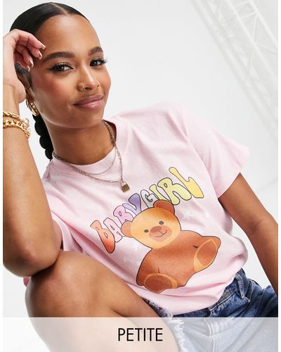 Missguided T-shirt Met Grafische 'babygirl' Opdruk - Roze