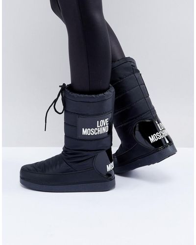 Love Moschino Mid-calf boots for Women | Online Sale up to 60% off | Lyst