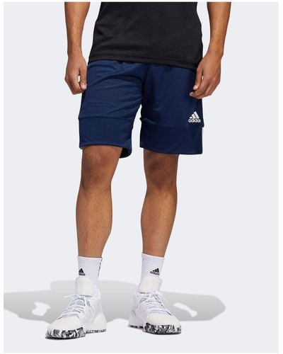 adidas Originals – 3g speed – wendbare shorts - Blau