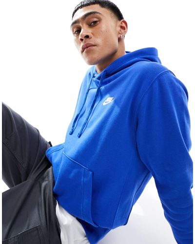 Nike Sudadera azul real unisex con capucha