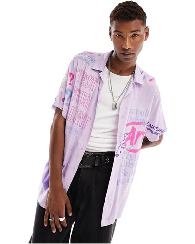 Coney Island Picnic Short Sleeve Revere Collared Shirt
