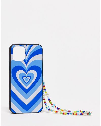 Noisy May Iphone 12 Phone Case With Phone Charm - Blue