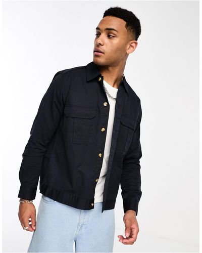 Only & Sons Twill Overshirt - Blue