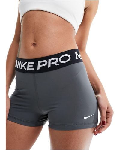 Nike Nike Pro Training Dri-fit 3 Inch Shorts - Blue