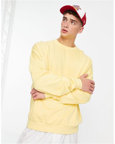 ASOS – extremes oversize-sweatshirt - Gelb