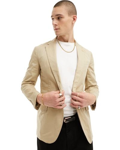 Polo Ralph Lauren Tailored 2 Button Stretch Chino Sportscoat - Natural
