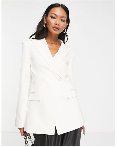 & Other Stories Fitted Co-ord Blazer - White