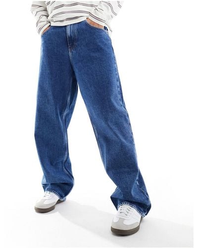 Tommy Hilfiger – aiden – baggy-jeans - Blau