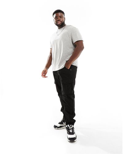 Another Influence Plus Cuffed Cargo Pants - White
