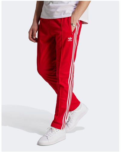 adidas Originals Adicolor classics beckenbauer - pantalon - Rouge
