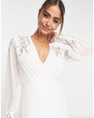 Hope and ivy wrap maxi clearance dress