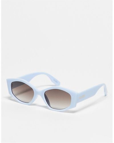 ALDO Dongre - occhiali da sole esagonali - Bianco
