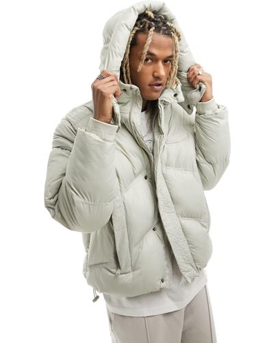 The Couture Club Oversized Puffer Jacket - White