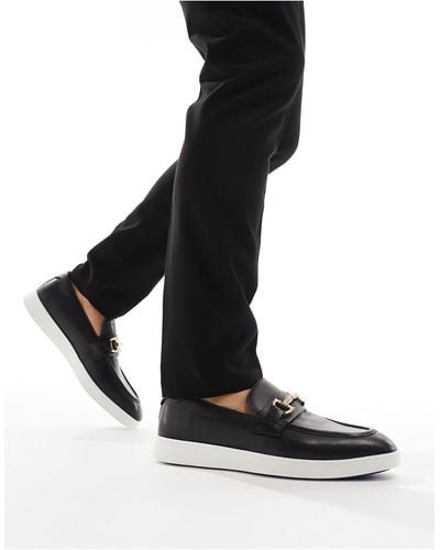 ALDO Courtside Loafers With Snaffle Trim - Black