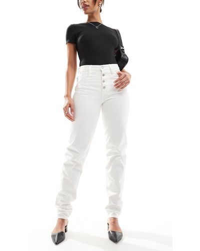 Calvin Klein – mom-jeans - Weiß