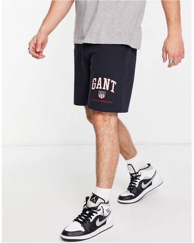 GANT Pantalones cortos con logo - Azul
