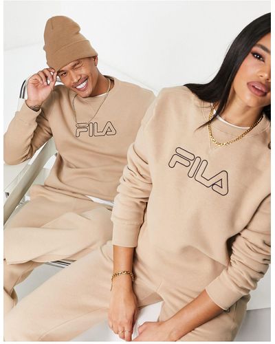 Fila Sudadera beis unisex heritage - Neutro