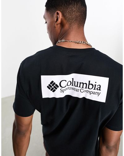 Columbia Camiseta negra north cascades - Negro