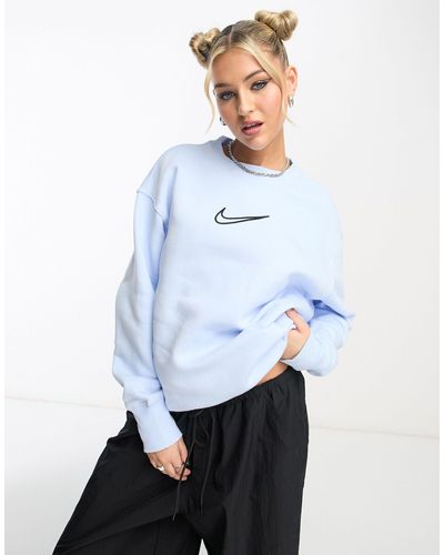 Nike Phoenix - Sweatshirt Met Middelgrote Swoosh - Wit